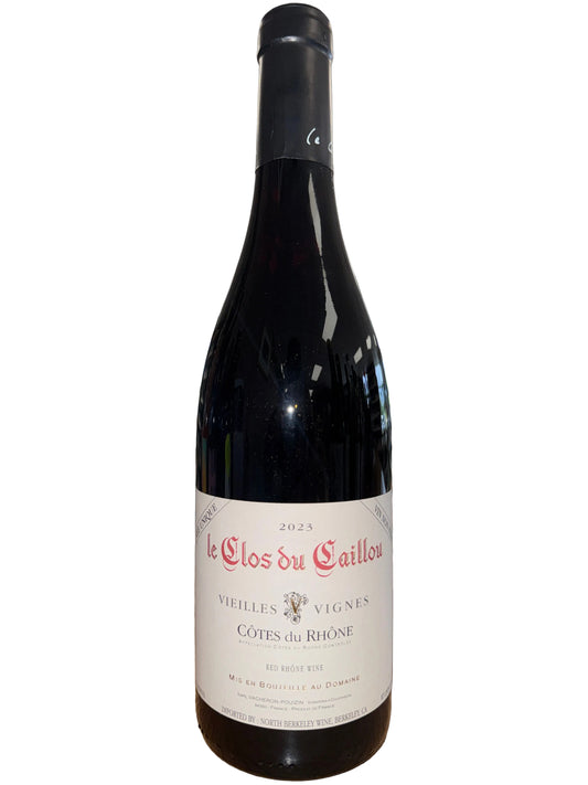 2023 Clos des Caillou ‘Cuvée Unique’, Grenache, Syrah + Mourvèdre, Côtes-du-Rhône, France