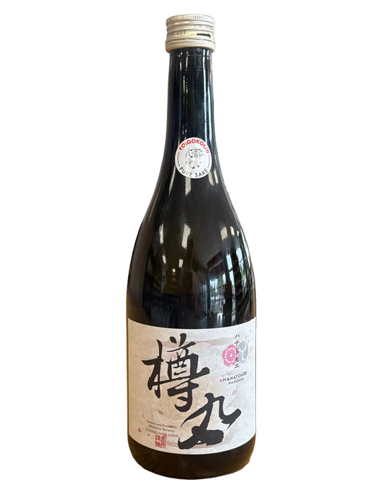 Miyoshino Jōzō, Hanatomoe Tarumaru, Junmai Taruzake, Nara, Japan 720mL