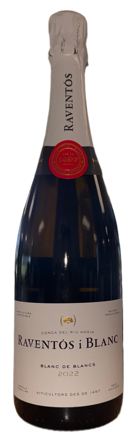 2022 Raventos i Blanc, Blanc de Blancs Cava | Conca ded Riu Anoia, Penedes, Spain