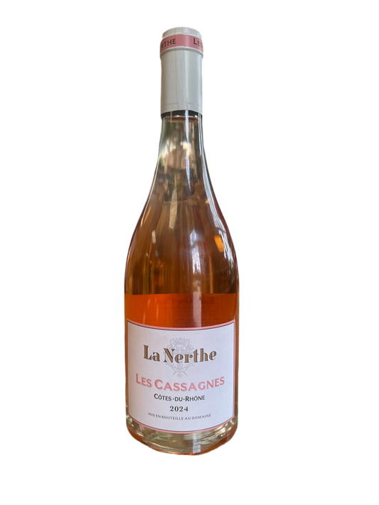 2024 Chateau La Nerthe ‘Les Cassagnes’, Rosé of Grenache, Cinsault + Syrah, Côtes-du-Rhône, France