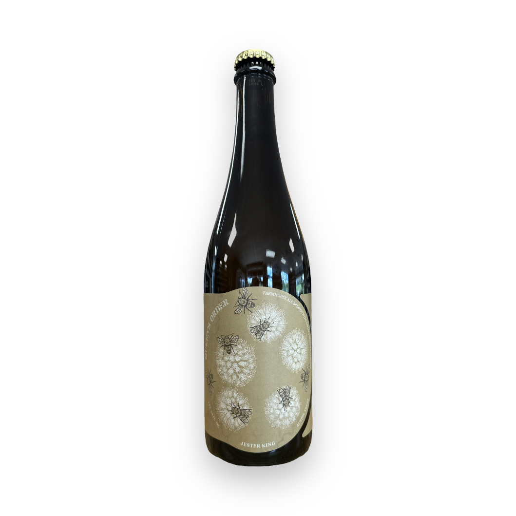 Jester King ‘Queen’s Order’, Farmhouse ale w/ Tallow honey + dried lemon peel | Austin, Texas 750mL (Batch #3)